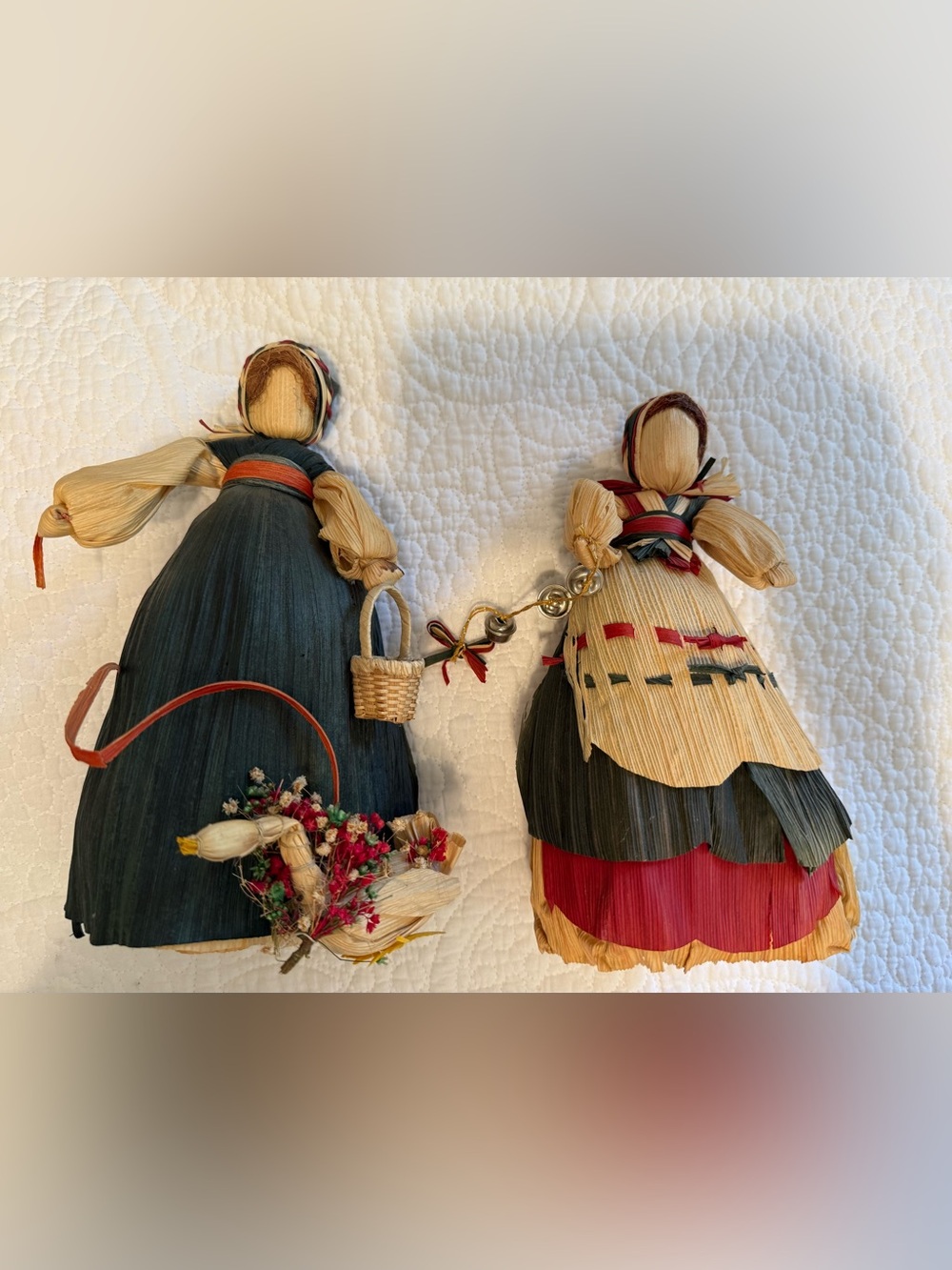 Vintage Corn Husk Dolls